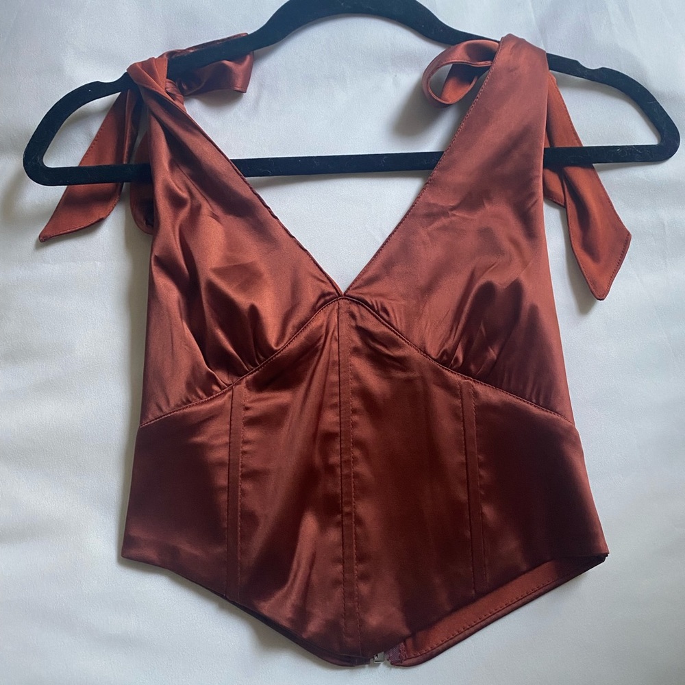 Burnt Orange Crop Top